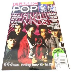 Classic Pop UK Magazine Jan/Feb 2013 Simple Minds Human League Joy Division